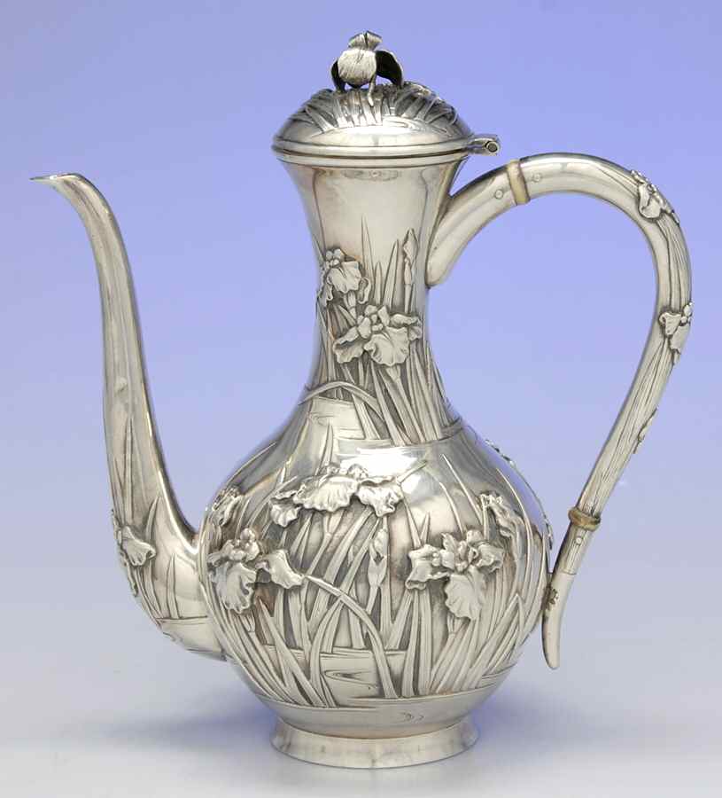 A3B1 (Sterling, Hollowware) Coffee Pot by Arthur & Bond-1