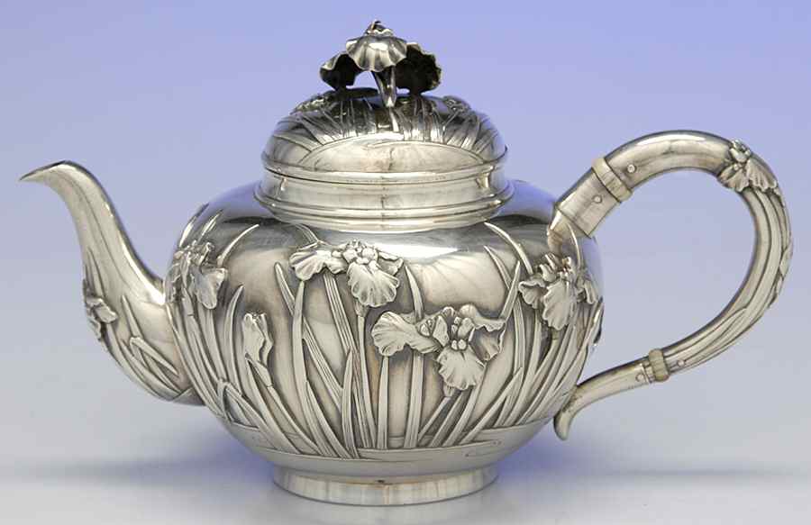 A3B1 (Sterling, Hollowware) Teapot by Arthur & Bond-1