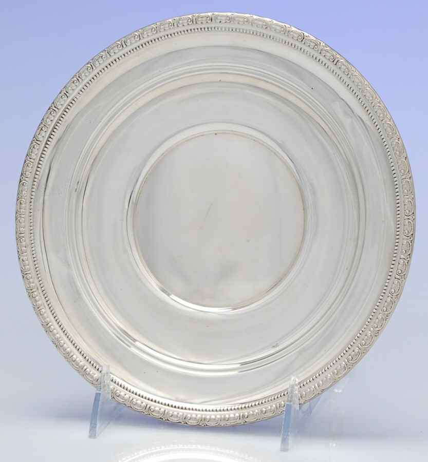 470 (Sterling, Hollowware) 7" Sandwich Plate by Amston-1