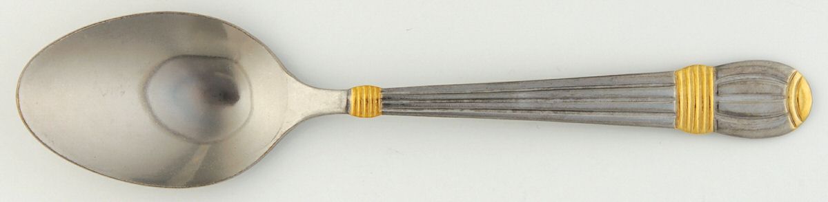 ACV5 (Stainless, Gold Accent) Teaspoon by Alco-1