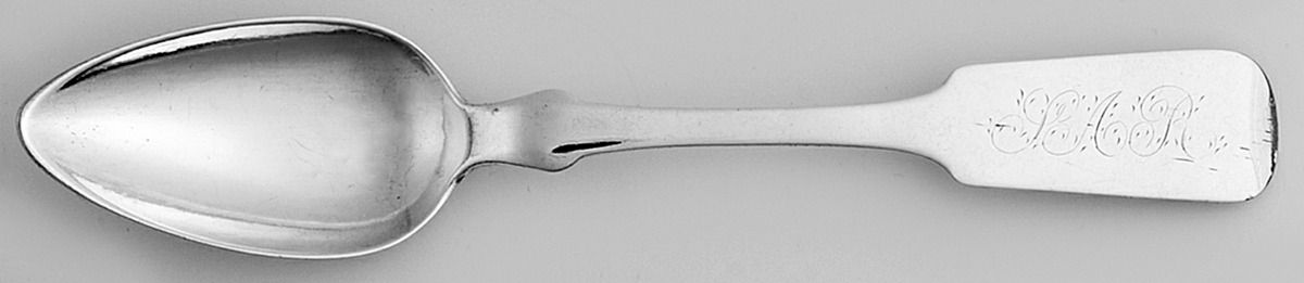 Coin Silver Flatware Teaspoon by A. Hanford-1