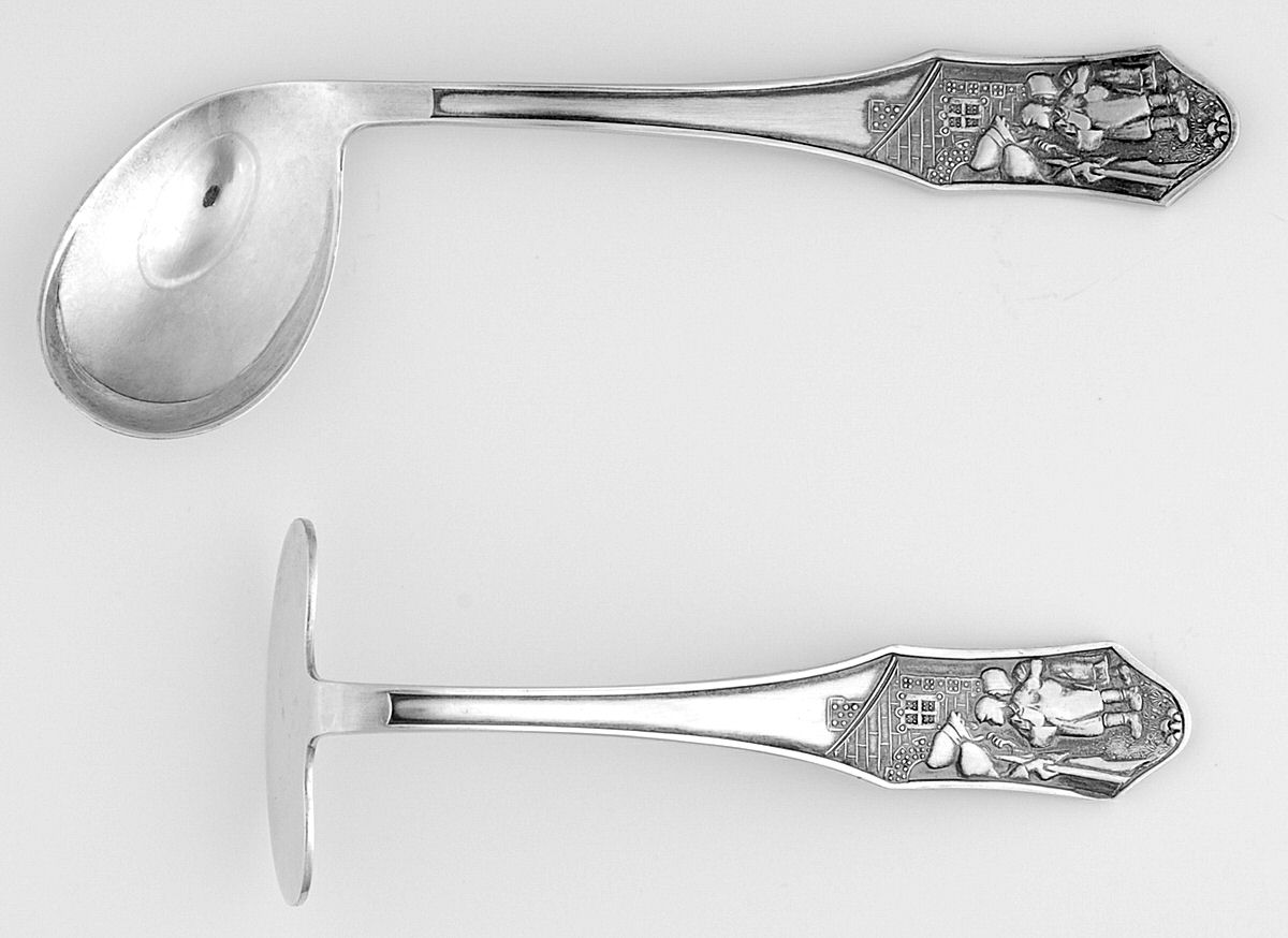 Childrens Stories (Silverplate) (2 Pc) Child's Set by Arthur Krupp-1