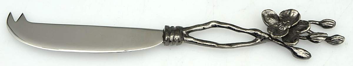 Black Orchid (Giftware) Cheese Knife with Stainless Blade by Michael Aram-1