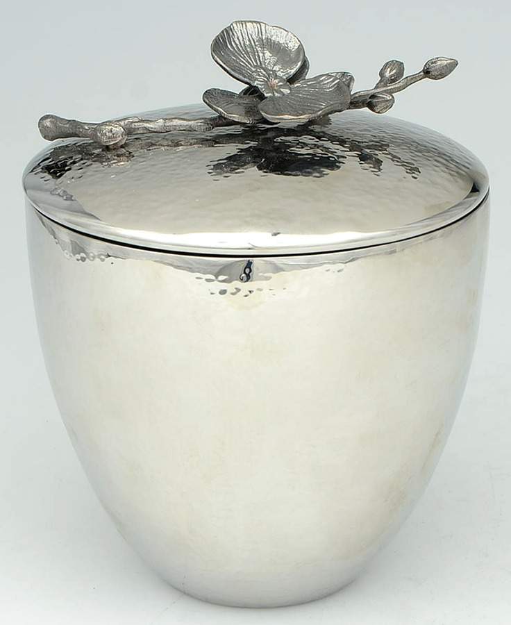 Black Orchid (Giftware) Ice Bucket & Lid by Michael Aram-1