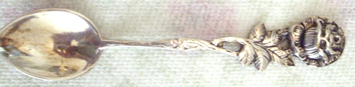 800-1 (Sterling) Straight Handle Baby Spoon by Antiko 800-1