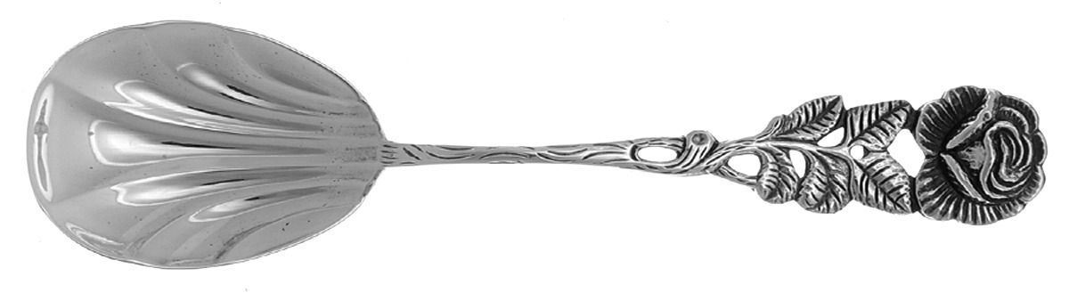 800-1 (Sterling) Small Sugar Shell Spoon by Antiko 800-1