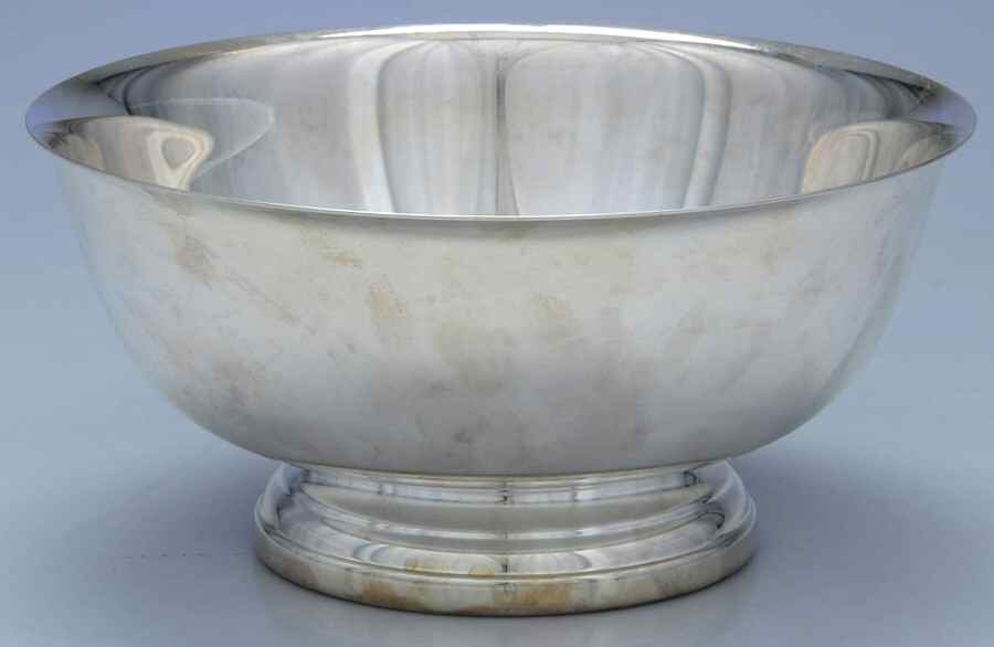 Paul Revere Bowl (Silverplate, Hollowware) 9" Paul Revere Bowl by Alvin-1