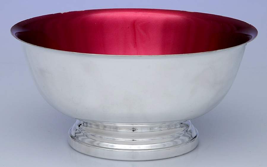 Paul Revere Bowl (Silverplate, Hollowware) 8" Paul Revere Bowl by Alvin-1