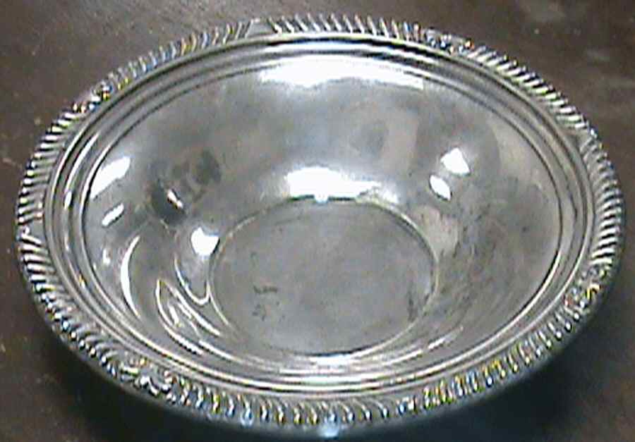 122 (Sterling, Hollowware) Sterling Bon Bon Bowl by Amston-1