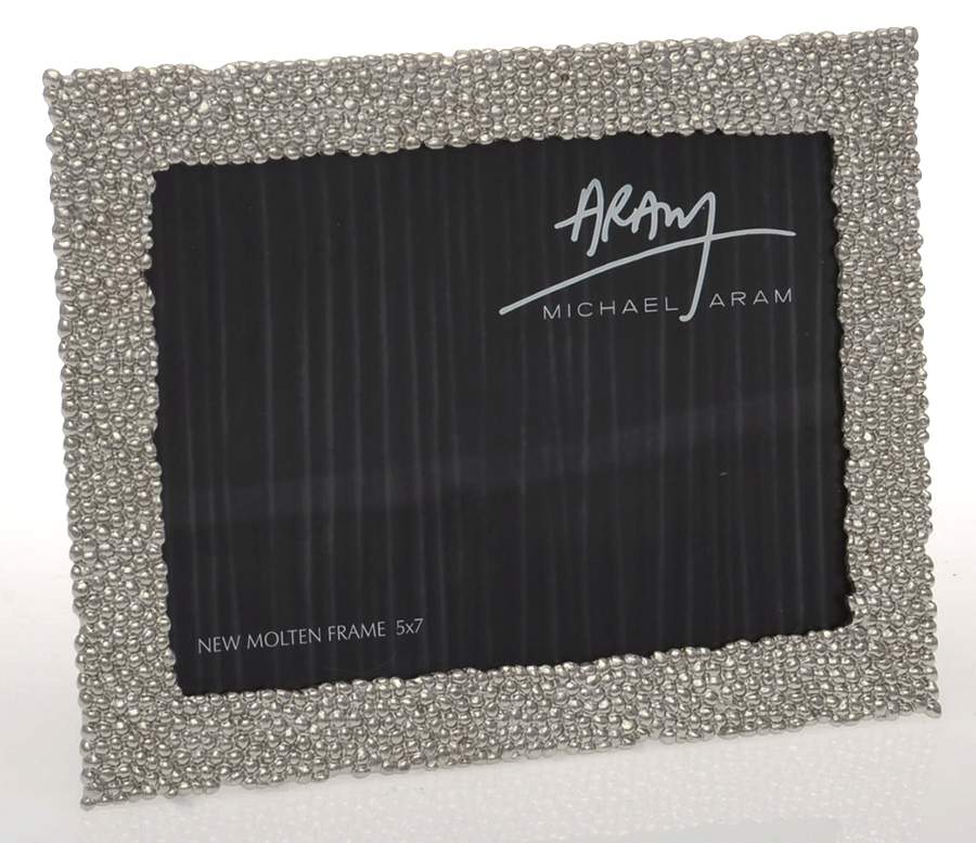 Molten (Stainless, Hollowware) 5" X 7" Picture Frame by Michael Aram-1