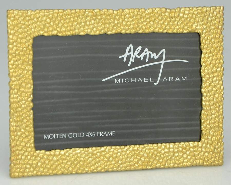 Molten (Stainless, Hollowware) Frame-Holds 4" X 6" by Michael Aram-1