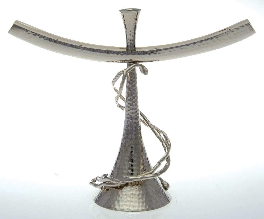 Wisteria (Nickelplate, Hollowware) Menorah by Michael Aram-1