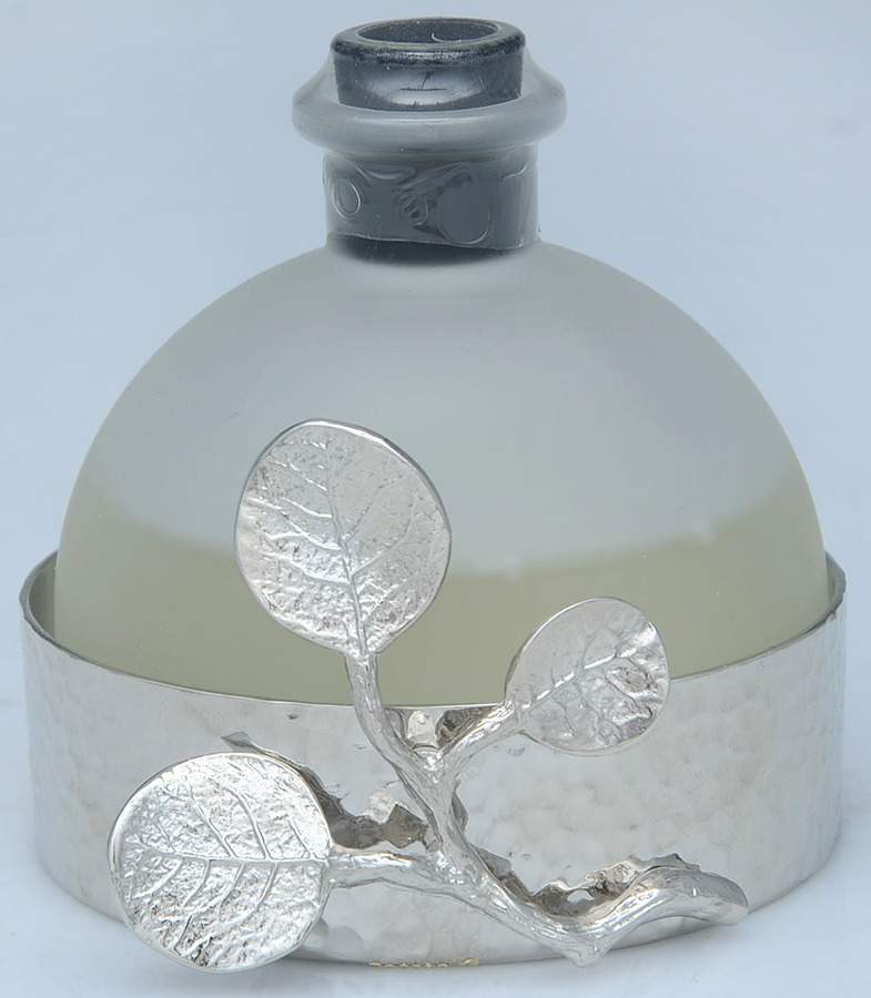 Botanical Leaf (Nickelplate, Hollowware) Diffuser No Reeds by Michael Aram-1