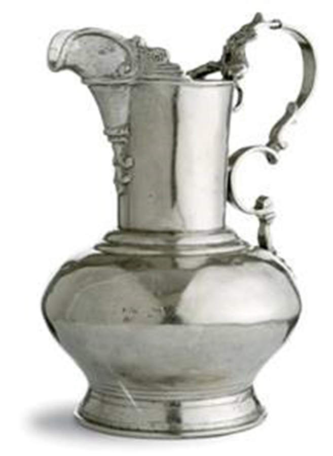 Vintage Pewter (Pewter, Hollowware) 64 Oz Water Pitcher by Arte Italica-1