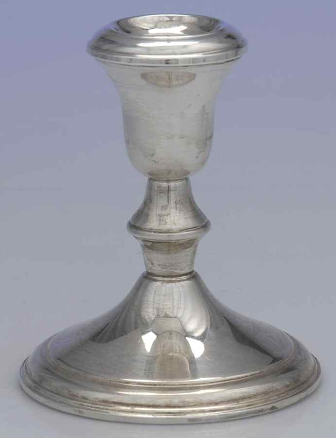 A4M1 (Sterling, Hollowware) Weighted Candleholder by AMC-1