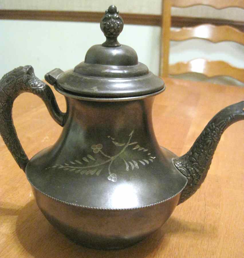 420 (Silverplate, Hollowware) Teapot by Anchor Silverplate Co-1