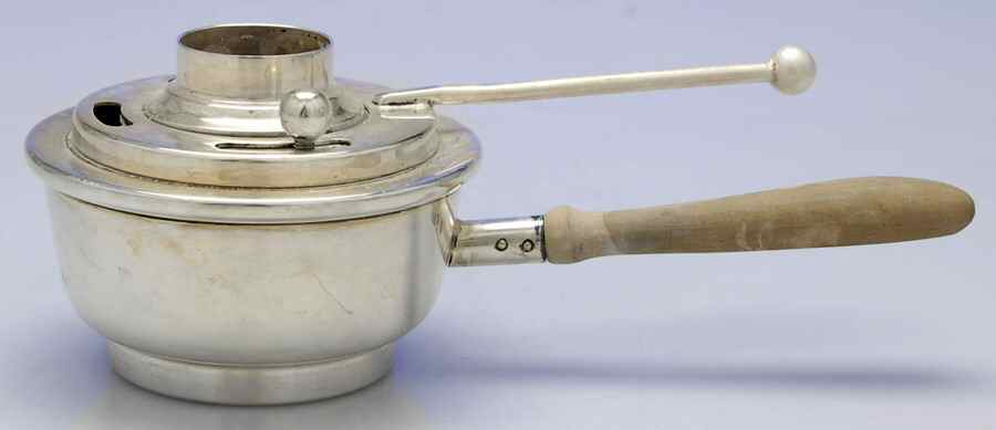 AHD1 (Silverplate, Hollowware) Chafing Dish Burner by ALT-Heidelberg Silver-1