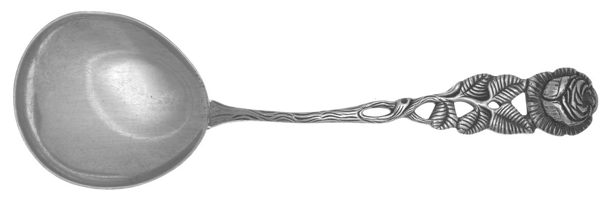 100-1 (Silverplate) Solid Bon Bon Spoon by Antiko 800-1