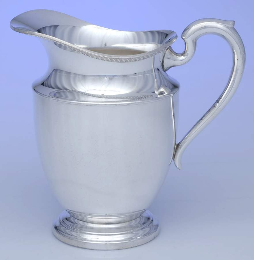 221 (Silverplate, Hollowware) Silverplate Water Pitcher by Art Silver -1