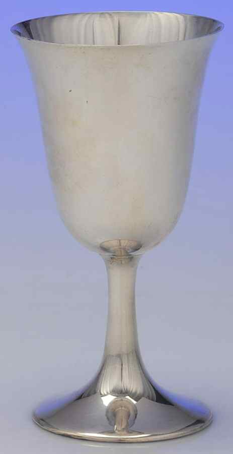 58 (Sterling, Hollowware) Water Goblet by AG Schultz-1