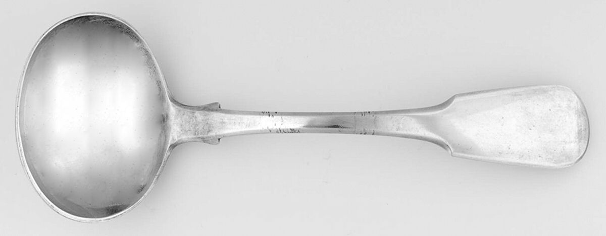 AYB1 (Sterling) Solid Gravy Ladle by Adey Bellamy Savory-1