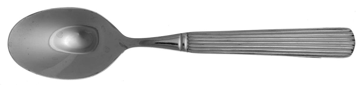Reeded (Stainless) Place/Oval Soup Spoon by American Living-1