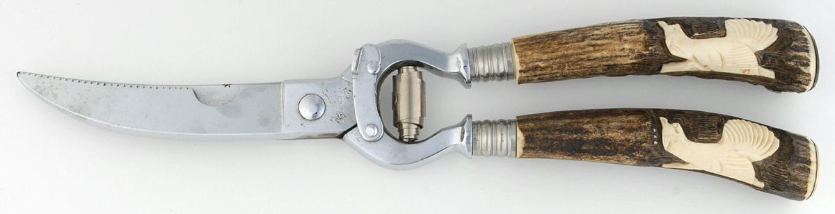 AWJ6 (Stainless) Poultry Shears with Stainless Blades by Anton Wingen, Jr-1