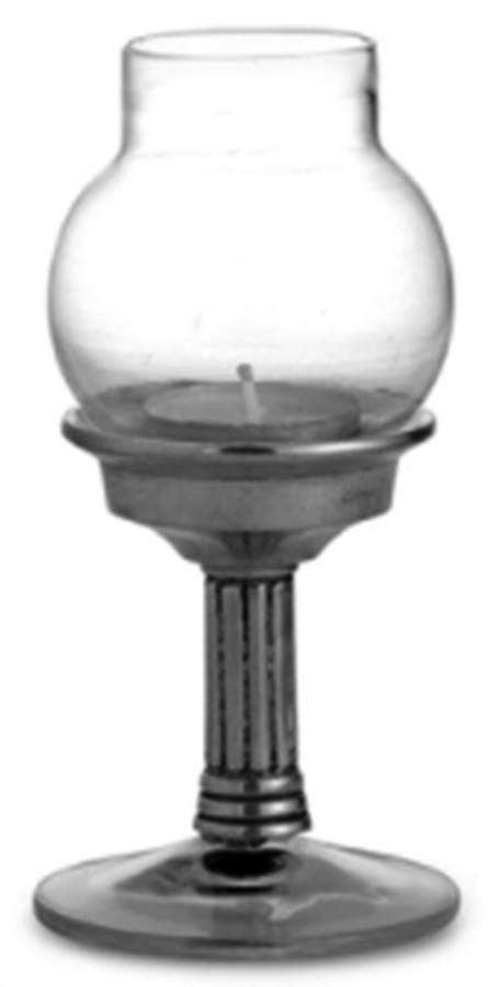 Giovanna (Pewter, Hollowware) 5" Tealight Candleholder by Arte Italica-1