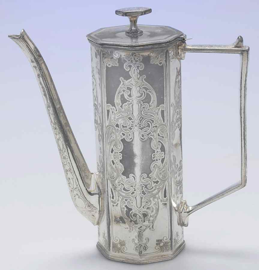 906 (Silverplate, Hollowware) Mini Coffee Pot by Adelphi-1