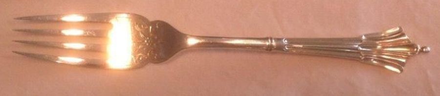 ATN10 (Sterling) Individual Solid Fish Fork W/Bright Cut by Atkin Brothers, Ltd-1