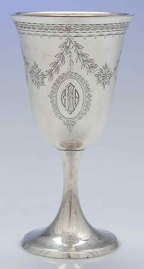 26 (Sterling, Hollowware) Water Goblet by AG Schultz-1