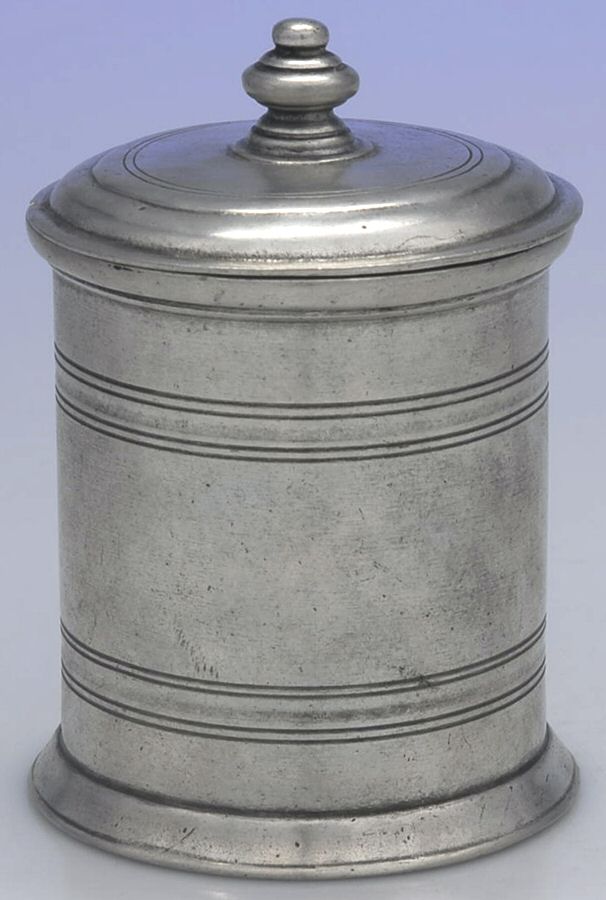 Roma (Pewter, Hollowware) Small Canister & Lid by Arte Italica-1
