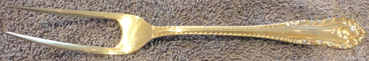 AZW1 (Silverplate) Factory-Made Baked Potato Fork by Albert Beardshaw & Co-1