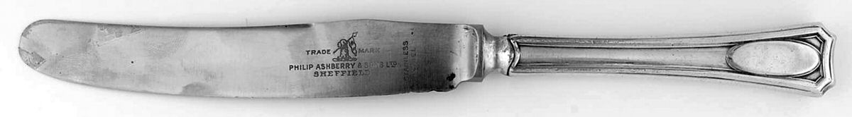 ASG9 (Silverplate) Modern Hollow Knife by Ashberry-1