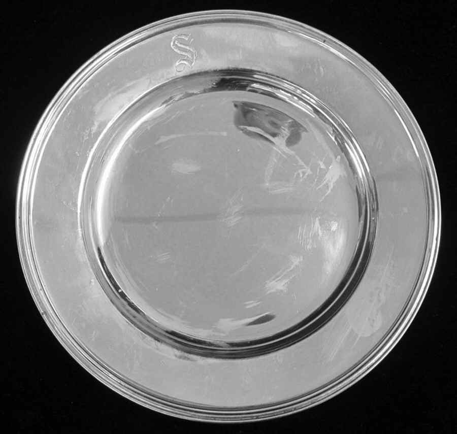 122 (Sterling, Hollowware) Bread Plate by AG Schultz-1