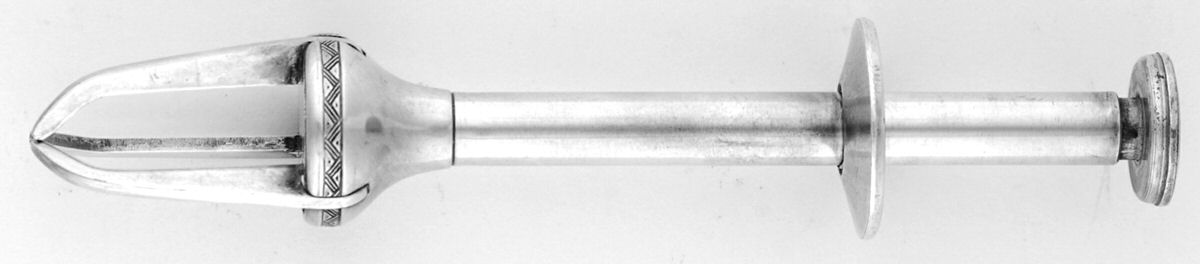 A8S1 (Silverplate) Sugar Nips by A. Scharning (Norway)-1