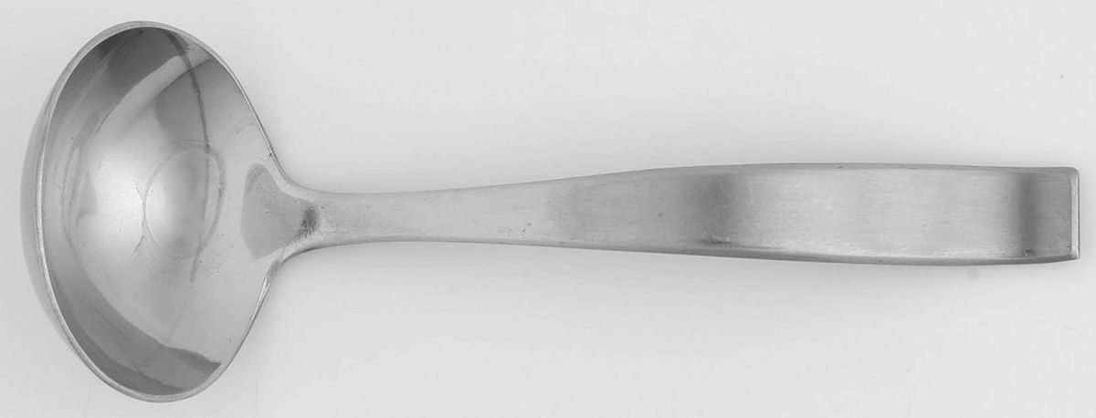 ASF9 (Stainless) Solid Piece Cream Ladle by Arthur Salm Flatware-1