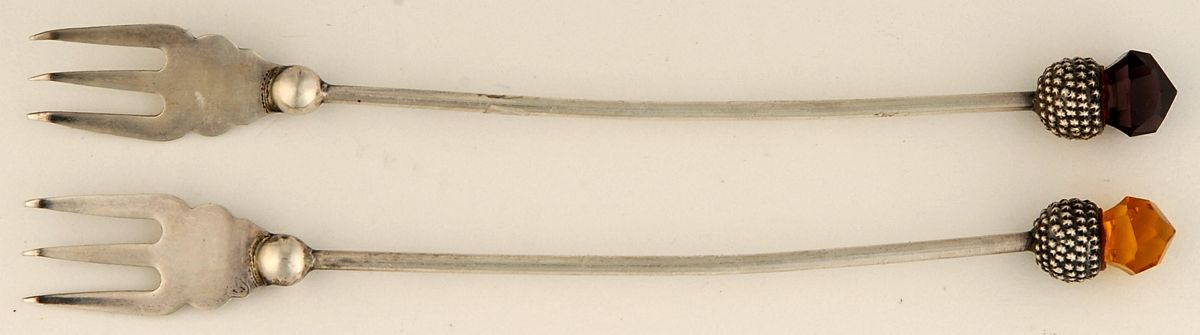 AOK3 (Sterling) (Set of 2) Seafood Cocktail Fork by Adie & Lovekin Ltd-1