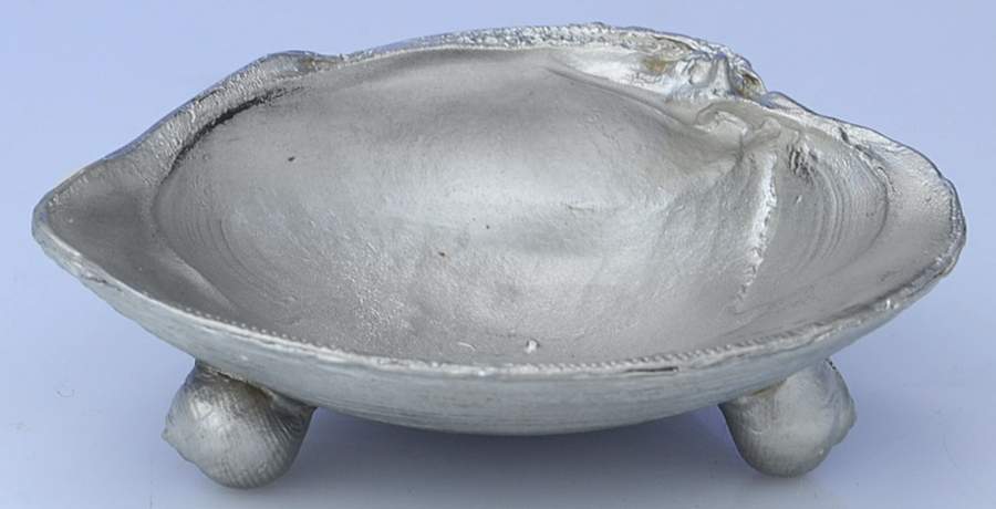 Quahog (Pewter, Hollowware) Dip Bowl by Amos Pewter-1