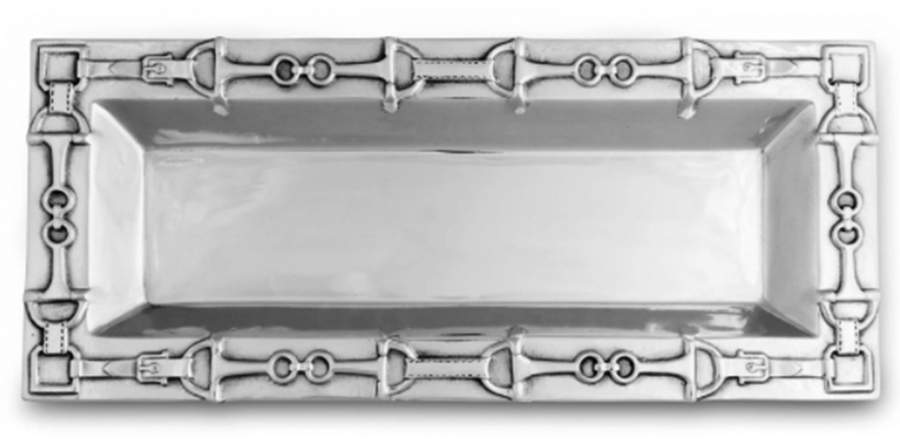 Equestrian (Aluminum, Hollowware) 18" Oblong Tray by Arthur Court-1
