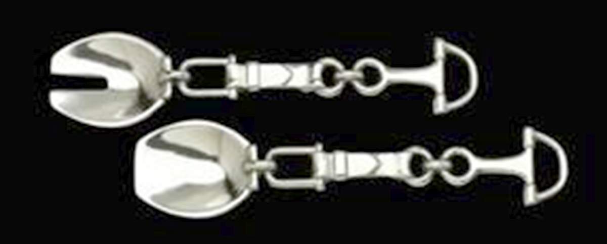 Equestrian (Aluminum, Hollowware) (2 Pc) Solid Salad Set by Arthur Court-1