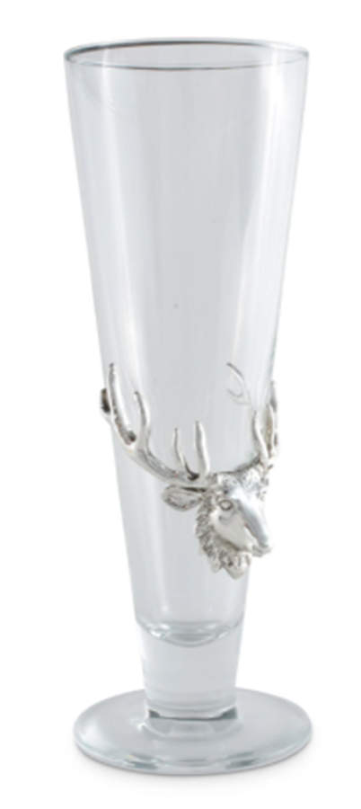 Antler (Pewter, Hollowware) Glass Pilsner by Arthur Court-1