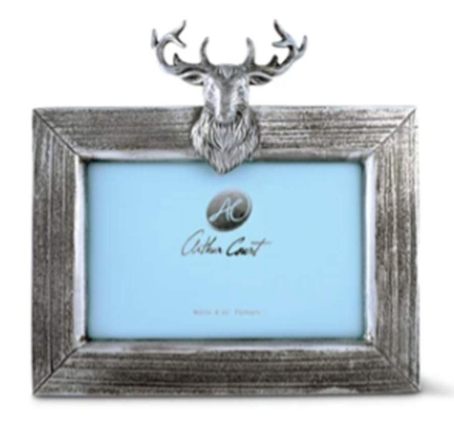 Antler (Pewter, Hollowware) Frame-Holds 4" X 6" by Arthur Court-1