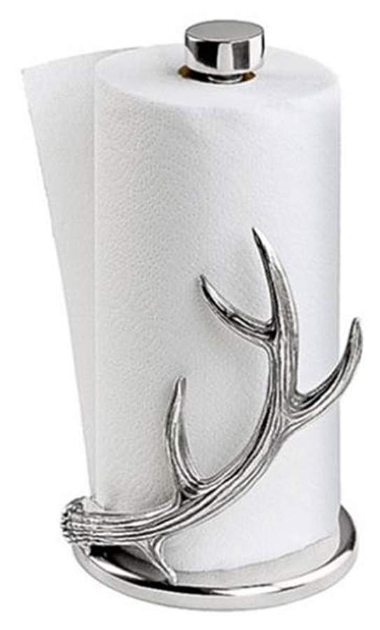 Antler (Pewter, Hollowware) Paper Towel Holder by Arthur Court-1