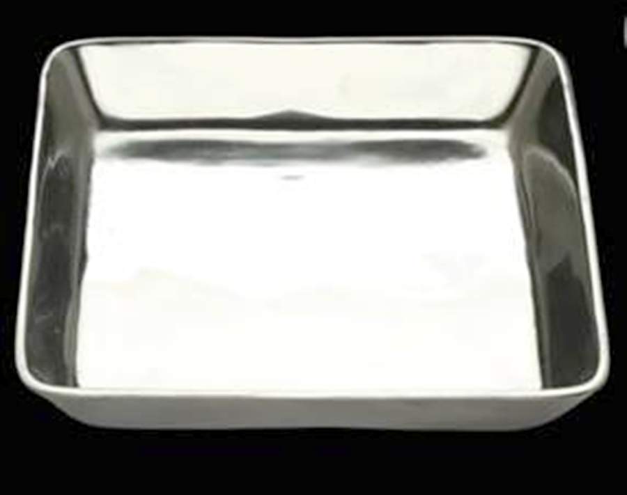 Aluminum Hollowware Napkin Holder by Arthur Court-1