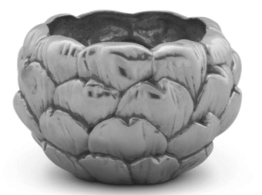 Organic Garden (Aluminum, Hollowware) Dip Bowl by Arthur Court-1