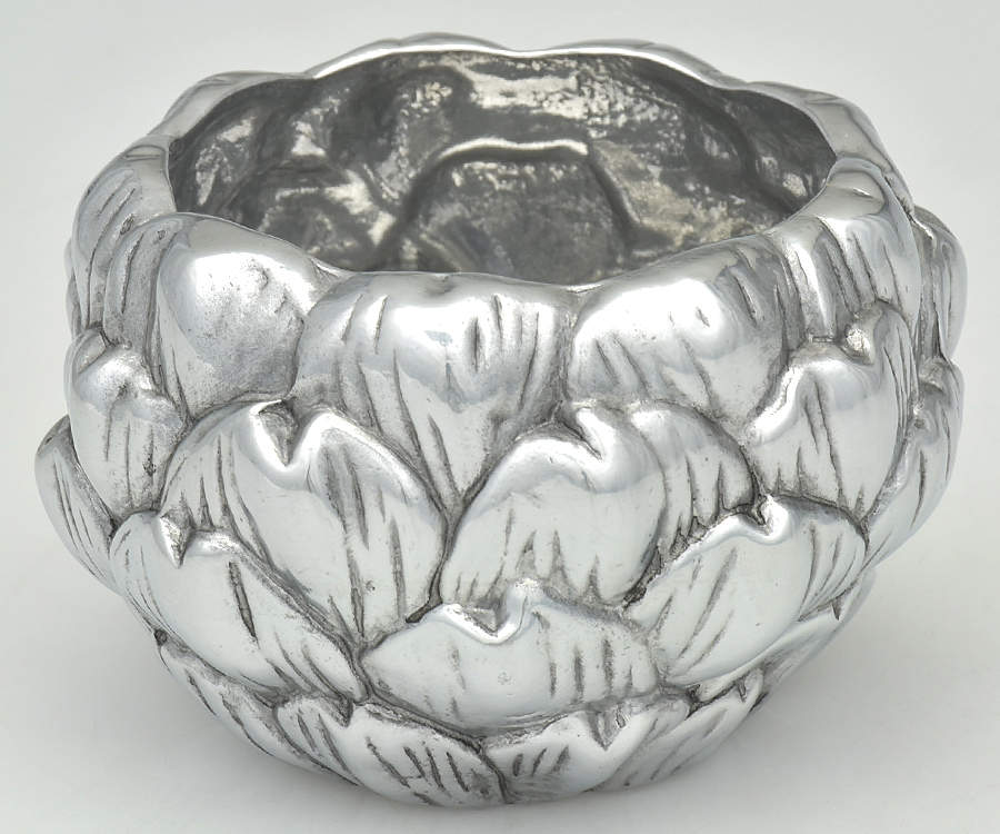 Organic Garden (Aluminum, Hollowware) Dip Bowl for Chip & Dip Set by Arthur Court-1