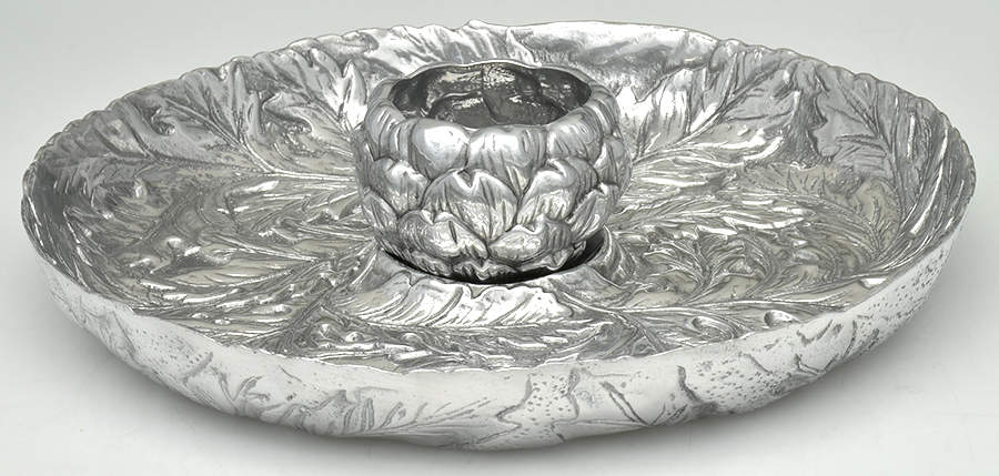 Organic Garden (Aluminum, Hollowware) 2 Piece Chip & Dip Set by Arthur Court-1
