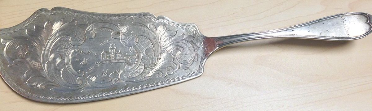ALS21 (Silverplate) Solid Cheese Server by Alvin-1