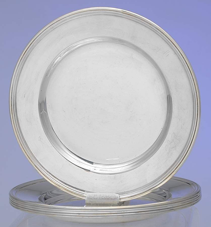 Sterling Hollowware Bread & Butter Plate - Set of 6 by AG Schultz-1